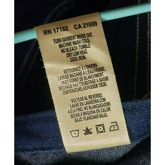 Liberty Denim Overalls Men's Size 40 x 32 Blue Cotton Workwear Farmer Carpenter - Picture 10 of 10